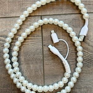 Pearl White Charging Cable